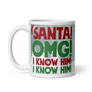 Buddy The Elf Christmas Mug Santa OMG I Know Him
