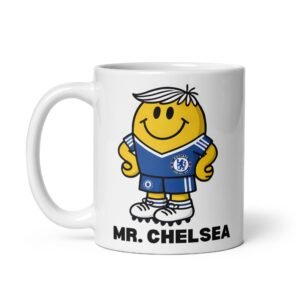 Mr. Chelsea Mug Mr. Men Style Mug For Chelsea FC Fans