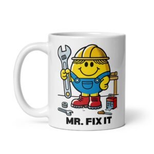Mr. Fixit Mug Mr. Men Style Gift For Men Who Fix It DIY