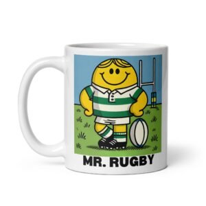 Mr. Rugby Mug Mr. Men Style Gift For Men Who Love Rugby
