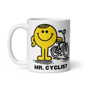 Mr. Cyclist Mug Mr. Men Style Gift Mug For Cyclists