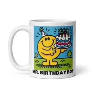 Mr. Birthday Boy Mug Mr. Men Style Birthday Gift Mug
