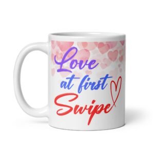 Love At First Swipe Mug Valentine’s Day Gift Mug