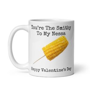 Smithy & Nessa Corn On The Cob Valentines Day Gift Mug