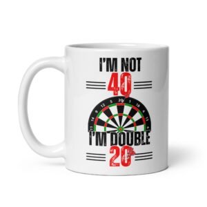 40th Birthday Darts Mug 40th Gift Darts Birthday Presents