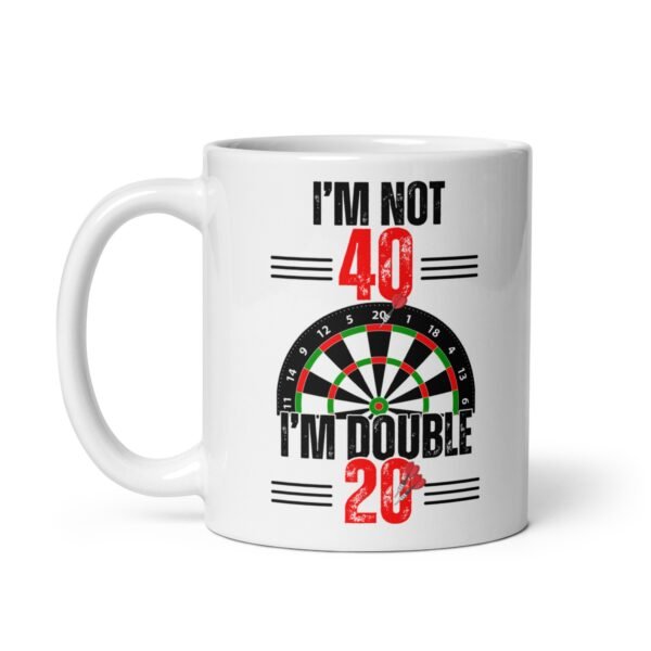 40th Birthday Darts Mug 40th Gift Darts Birthday Presents