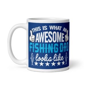 Awesome Fishing Dad Mug Gift for Dads Who Fish