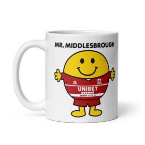 Mr. Middlesbrough Mug Mr. Men Style Mug For Middlesbrough Fans
