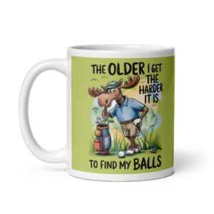 The Older I Get The Harder It Is To Find My Balls Golf Mug