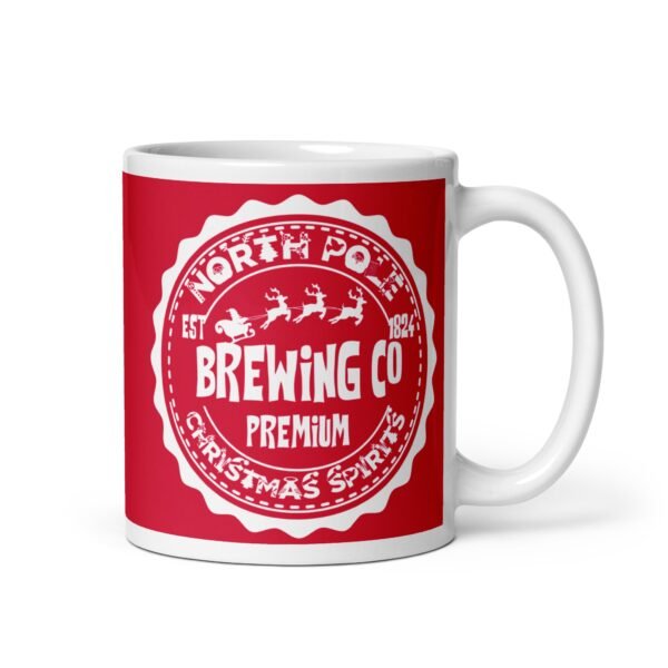 North Pole Brewing Co Christmas Mug - Image 2