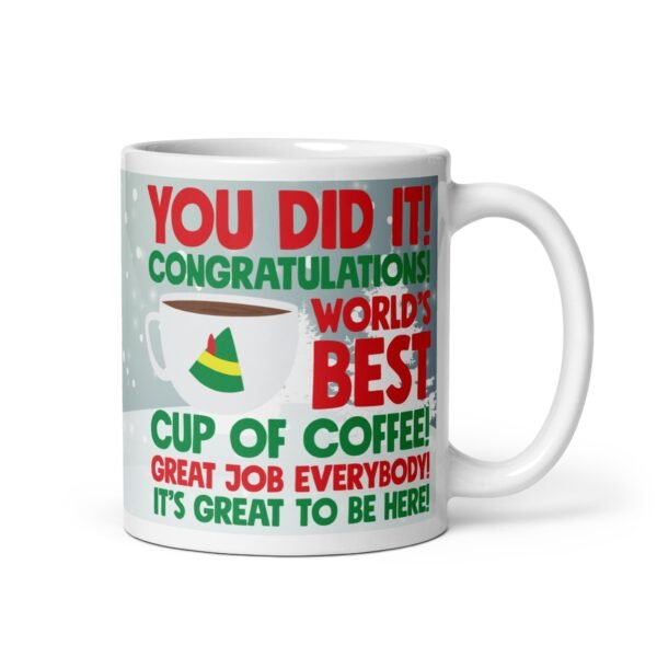 Buddy The Elf Christmas Mug Best Cup of Coffee Mug - Image 2