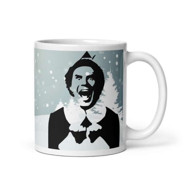 Buddy The Elf Christmas Mug Santa OMG I Know Him - Image 2