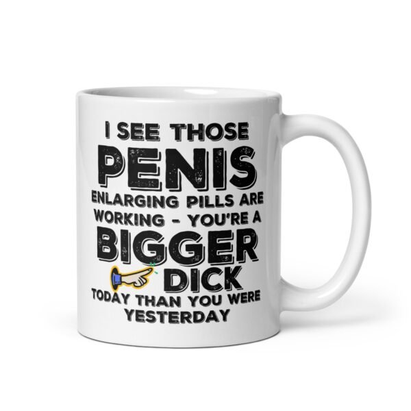 Bigger Dick Rude Funny Gift Mug For Him - Image 2