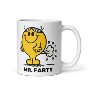 Mr. Farty Mug Mr. Men Style Gift for Men Who Fart A Lot
