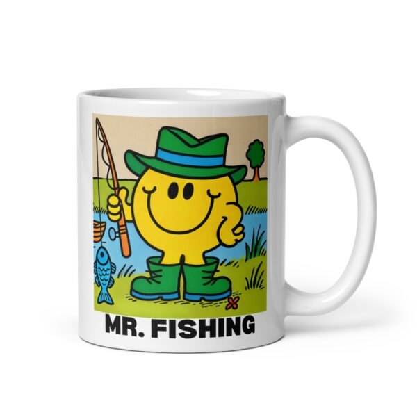 Mr. Fishing Mug Mr. Men Style Gift For Men Who Love Fishing - Image 2