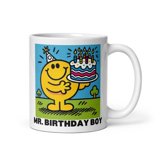 Mr. Birthday Boy Mug Mr. Men Style Birthday Gift Mug - Image 2