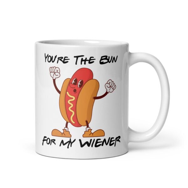 You’re The Bun For My Wiener Valentines Gift Mug For Him - Image 2