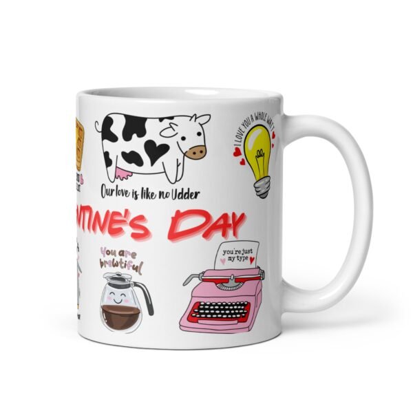 Valentine’s Mug For Him Funny Corny Jokes Puns Mug - Image 2