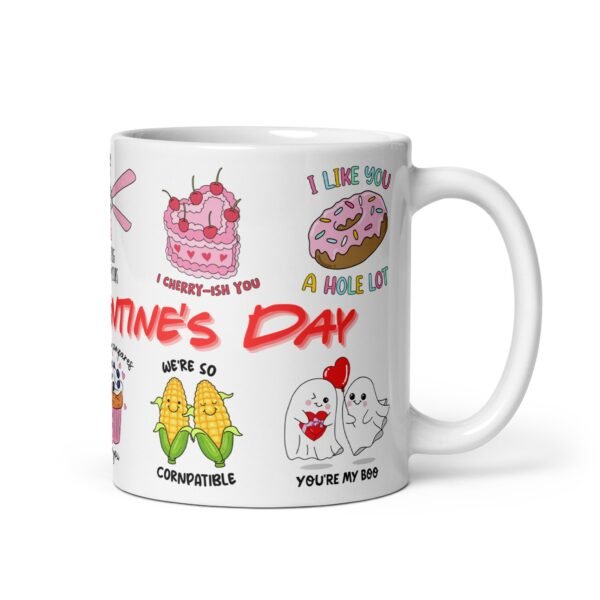 Corny Funny Jokes Valentine’s Mug Gift For Him Puns Mug - Image 2