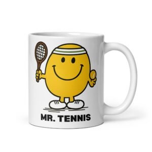Mr Tennis Mr. Men Style Gift Mug For Tennis Players & Fans