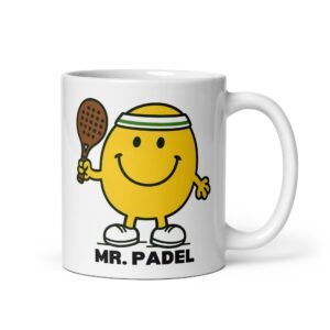 Mr Padel Mr. Men Style Gift Mug For Padel Players & Fans
