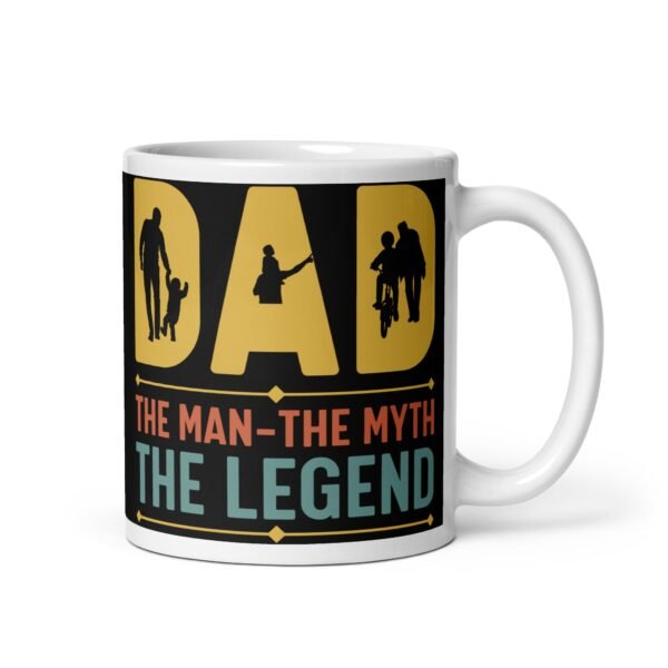 Dad The Man The Myth The Legend Mug - Image 2