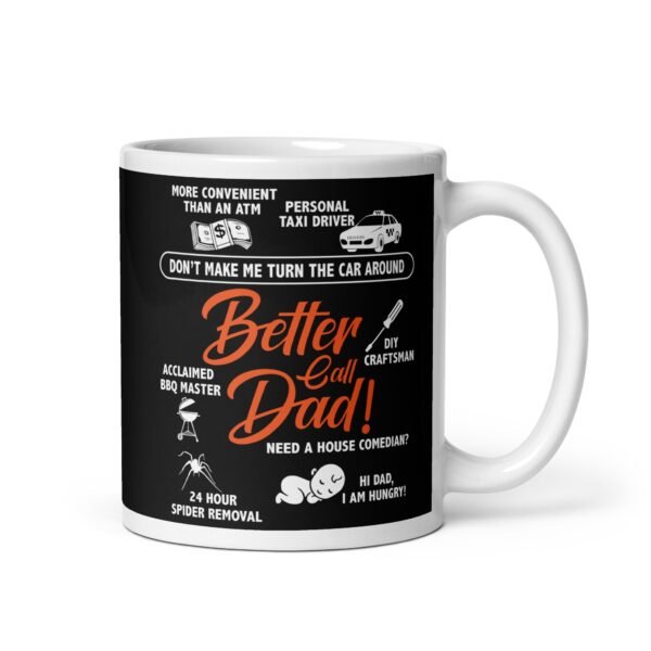 Better Call Dad Father’s Day Mug Dad Birthday Mug - Image 2