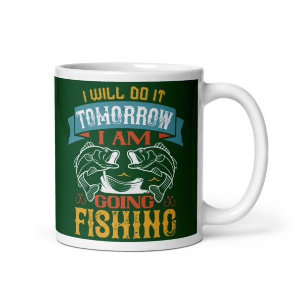 Today I Am Going Fishing Mug - Image 2