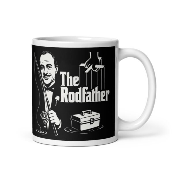 The Rodfather Fishing Mug For Godfather Dads Gift - Image 2