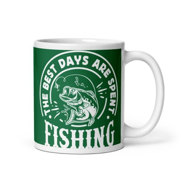 The Best Days Are Spent Fishing Mug - Image 2