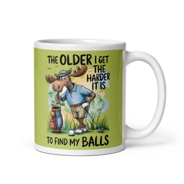 The Older I Get The Harder It Is To Find My Balls Golf Mug - Image 2