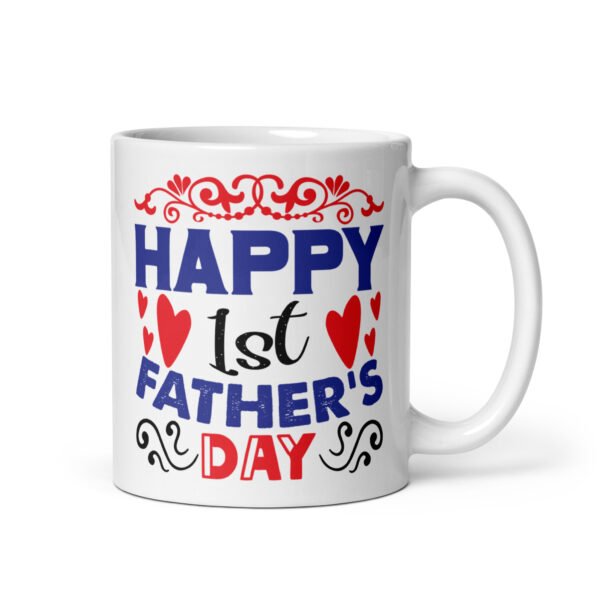 Happy 1st Father’s Day Mug Gift For Dad’s First Fathers Day - Image 2